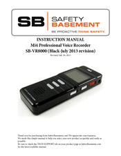 SB SB-VR8000 Instruction Manual