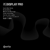 X-Rite i1Display Quick Start Manual
