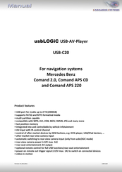 Caraudio-Systems usbLOGiC USB-C20 Manual