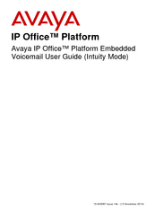 Avaya IP Office Platform User Manual