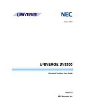 NEC SV8300 User Manual