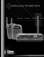 Listen Technologies 863 .050 User Manual