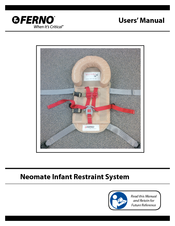 Ferno Neomate Infant Restraint System User Manual