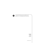 Motorola V262 User Manual