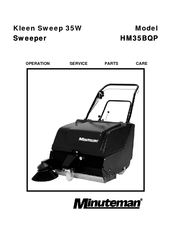 Minuteman Kleen Sweep 35W HM35BQP Operation Manual
