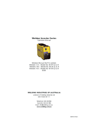 WELDING INDUSTRIES 145i MC92-0 Operator's Manual