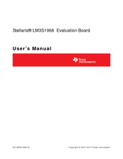 Texas Instruments Stellaris LM3S1968 User Manual