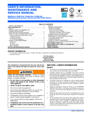 York International FC9M*DH User's Information, Maintenance And Service Manual