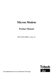 Tritech Micron Modem Product Manual