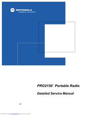 Motorola PRO2150 Service Manual