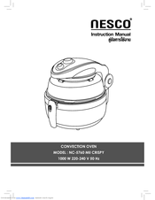 Nesco NC-59301 CRISPY PRO Instruction Manual