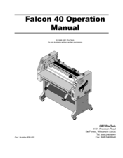 Falcon F-40 Operator's Manual