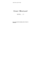 Saywin i9 User Manual
