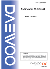 Daewoo DV-2500H Service Manual