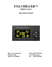 Micro Air Corporation FX2-CHILLER Operation Manual