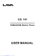 Lava CG 141 User Manual