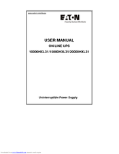 Eaton 20000HXL31 User Manual
