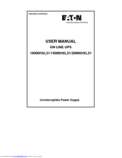 Eaton 15000HXL31 User Manual