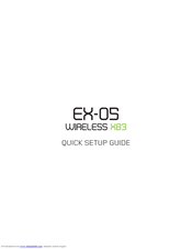 Gioteck EX 05 WIRELESS Quick Setup Manual