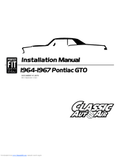 Classic AutoAir Perfect Fit-Elite Series Installation Manual