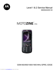 Motorola MOTOZINE ZN5 Service Manual