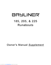 Bayliner Runabout 185 Owner