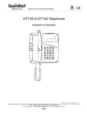 Guardian DTT-60 Installation & Operating Instructions Manual