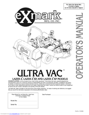Exmark UV60C Operator's Manual