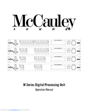 McCauley Sound M408 Operation Manual