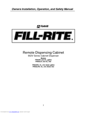 Tuthill Fill-Rite Owners Installation, Operation, And Safety Manual