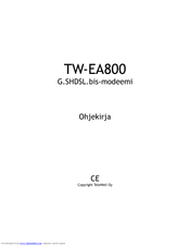 TeleWell TW-EA800 User Manual