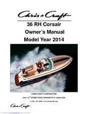 Chris-Craft 2014 36 RH Corsair Owner's Manual