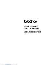 Brother MFC-760 Service Manual