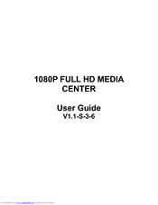 I-com 1080P Full HD Media Center User Manual