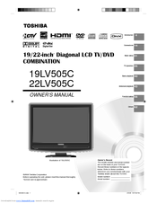 Toshiba 19LV505C Owner's Manual