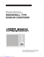 Hitachi WINDOW/WALL TYPE ROOM AIR CONDITIONER User Manual