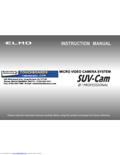 Elmo SUV-Cam II Instruction Manual