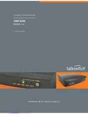 Talkswitch switch Start Manual