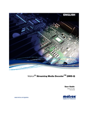 Matrox Streaming Media Decoder SMD-2 User Manual