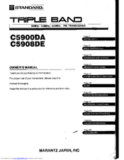 Standard G59OODA Owner's Manual