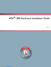 F5 ARX-500 Hardware Installation Manual