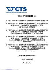 Cts HES-3109 Series User Manual