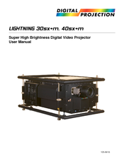 Digital Projection Lightning 30sx+m User Manual