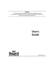 DSC Power8 PC5OO5 User Manual
