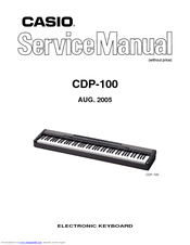 Casio CDP-100 Service Manual
