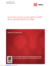 Uniden Unidedn 165P Quick Start Manual