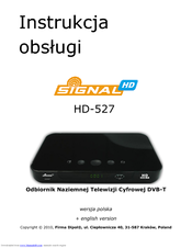Signal HD HD-527 User Manual