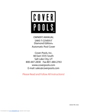 Cover Pools Save-T Cover II Owner's Manual