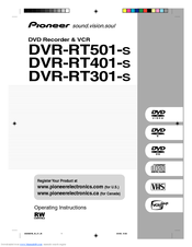 Pioneer DVR-RT501-S Operating Instructions Manual