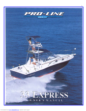 Pro-Line Boats 33 Express Owner's Manual
